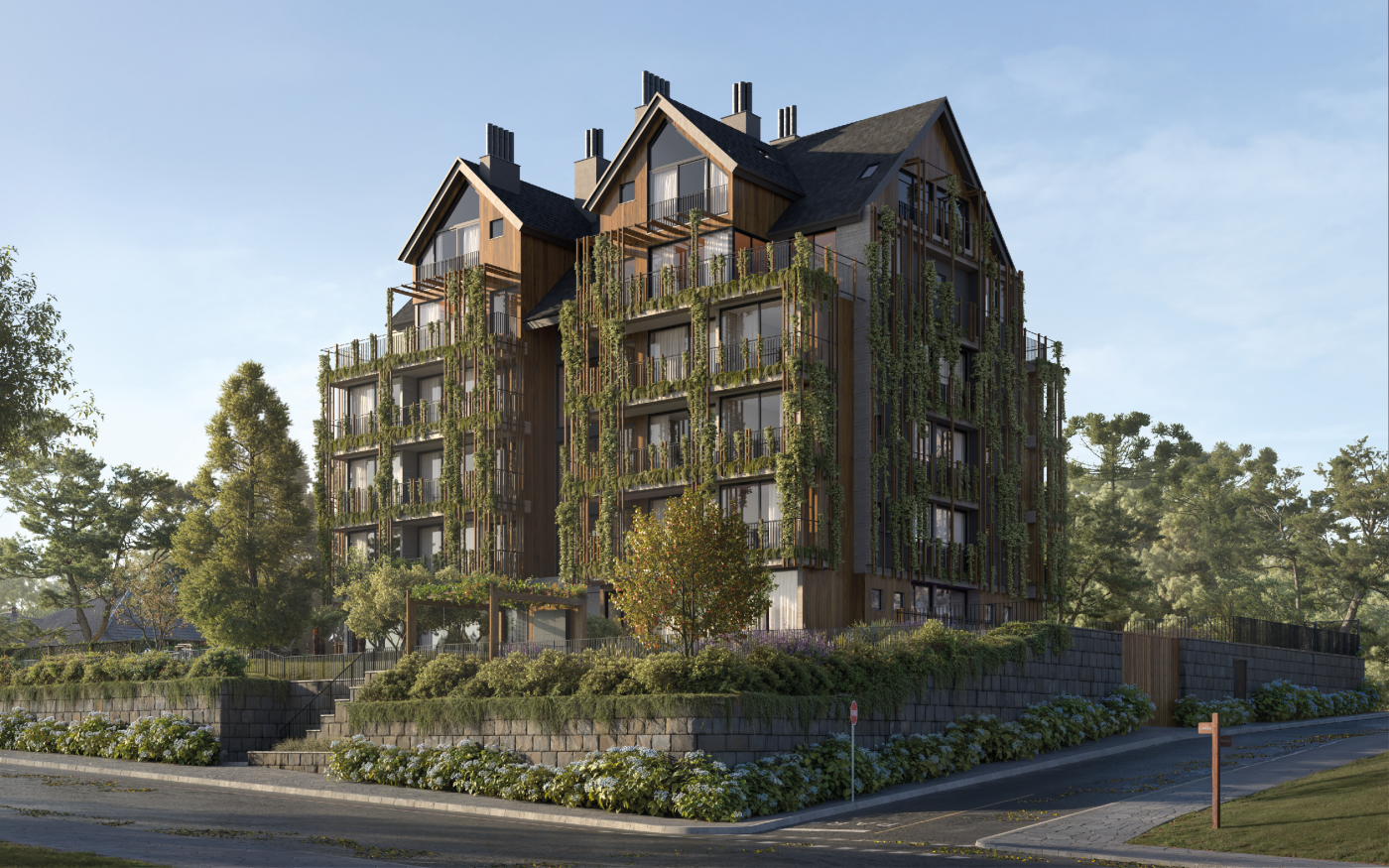 Um lugar onde a arquitetura escuta e a paisagem participa.