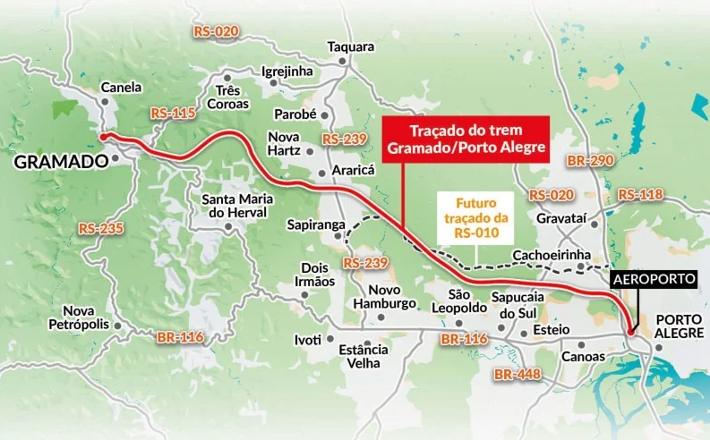 Com assinatura de contrato, quando trem entre Porto Alegre e Gramado sairá do papel